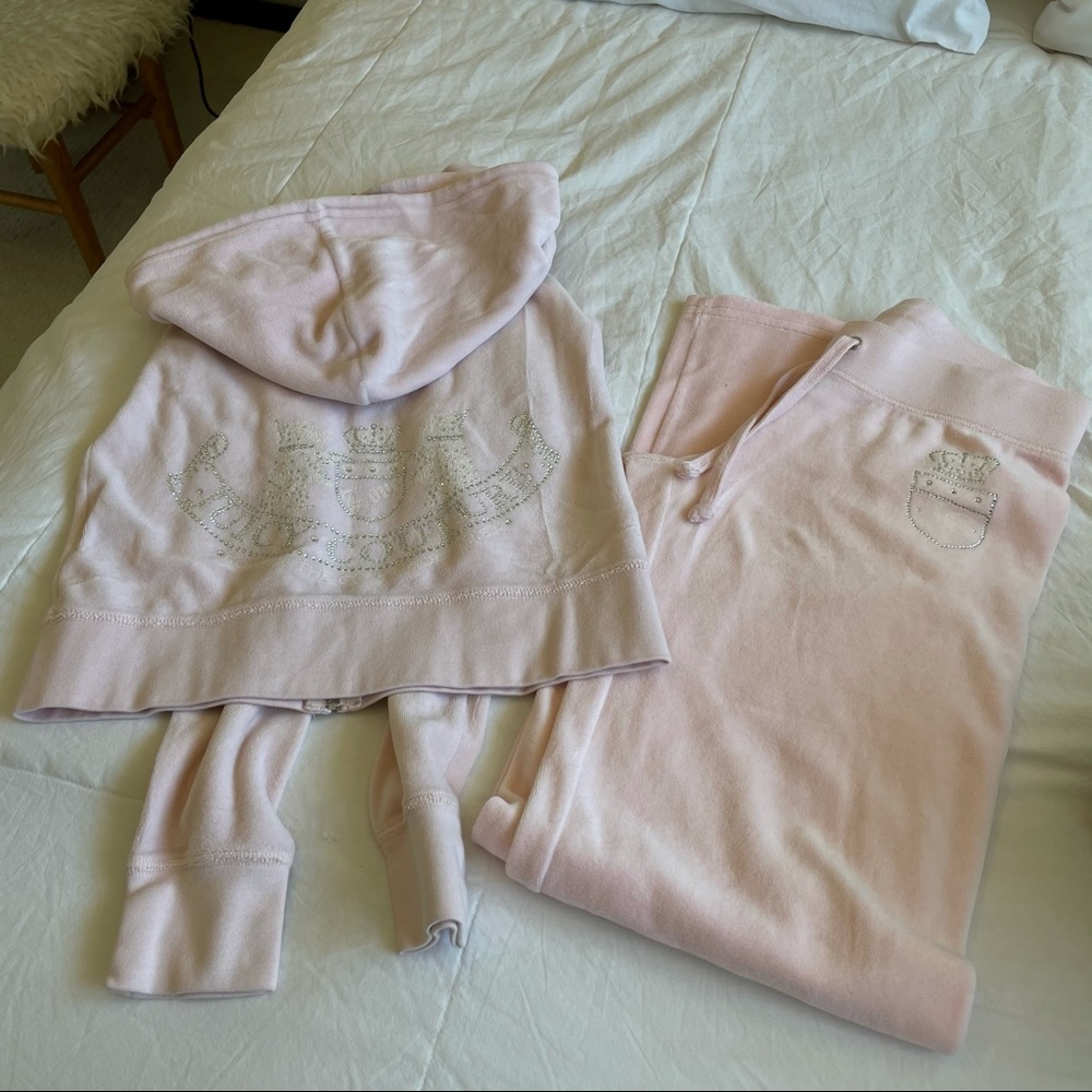 Baby pink Juicy Couture Sweatsuit